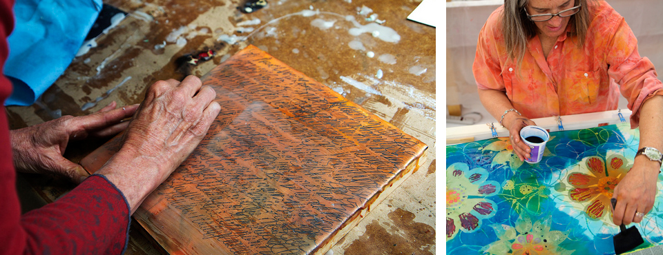fiber/fabric | mixed media | printmaking